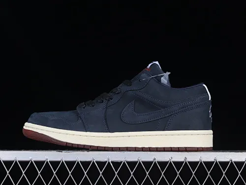 All categories Air Jordan Jordan series basketball shoes Air Jordan 1 Low G version pure original Eastside Golf x Air Jordan 1 Low AJ1 Joe 1 golf black blue low-top casual sneakers DV1759-448